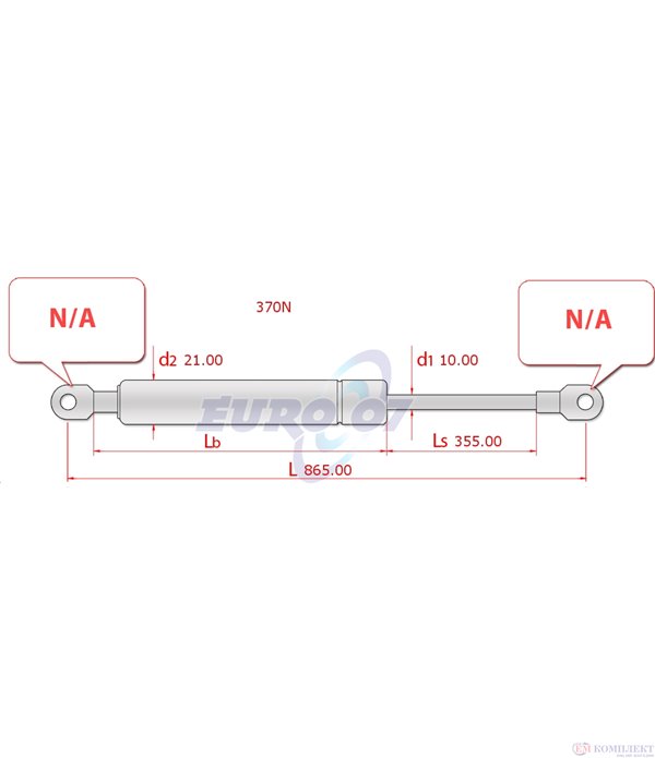 АМОРТИСЬОР КАПАК ЗАДЕН FIAT DOBLO CARGO (2001-) - OPTIMAL