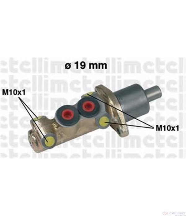 ПОМПА СПИРАЧНА PEUGEOT 205 II (1987-) 1.6 Aut. - METELLI