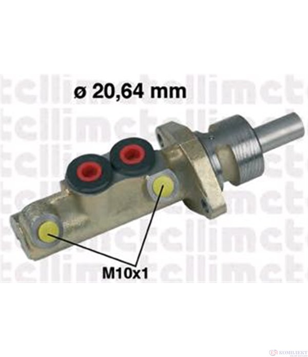 ПОМПА СПИРАЧНА PEUGEOT 405 II (1992-) 2.0 X4 - METELLI