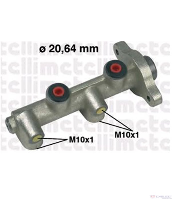 ПОМПА СПИРАЧНА VAUXHALL CORSA MK III (2000-) 1.7 DI 16V - METELLI