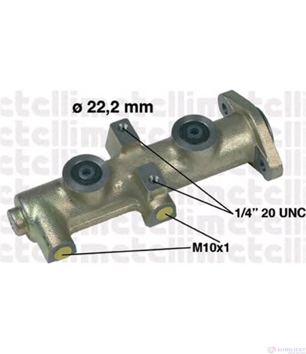 ПОМПА СПИРАЧНА FORD TRANSIT (1965-) 1.5 1000 - METELLI