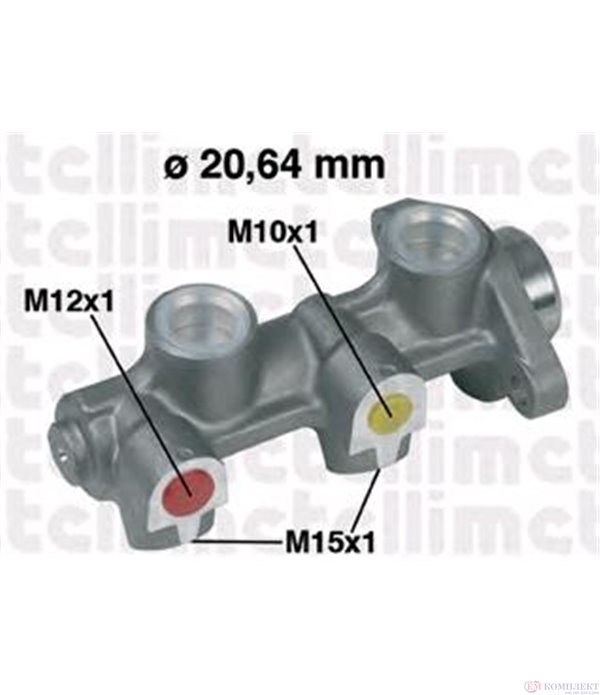 ПОМПА СПИРАЧНА OPEL KADETT E HATCHBACK (1984-) 1.2 - METELLI