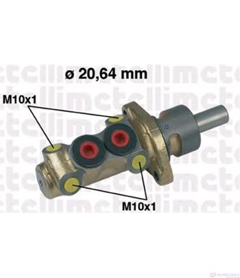 ПОМПА СПИРАЧНА VOLKSWAGEN SANTANA (1981-) 1.6 TD - METELLI