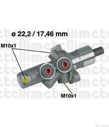 ПОМПА СПИРАЧНА MERCEDES 190 W201 (1982-) 2.0 - METELLI