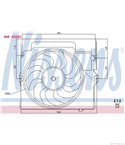 ПЕРКА ВЕНТИЛАТОРНА КЛИМАТИК BMW 3 SERIES E36 TOURING (1995-) 316 i - NISSENS