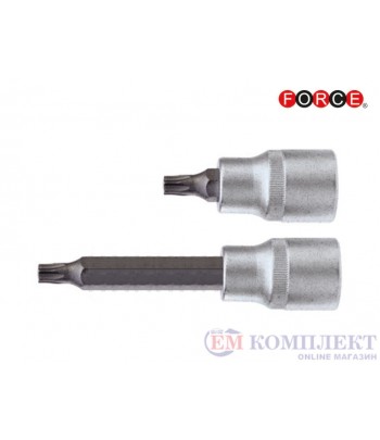 ВЛОЖКА 1/2'' НАКРАЙНИК TORX Т45 - FORCE