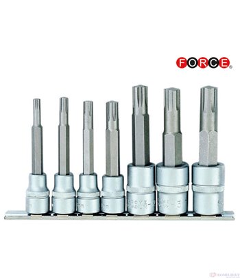 ВЛОЖКИ 3/8'' НАКРАЙНИК ''RIBE'' 1/2'' И 3/8''  7 БР. К-Т - FORCE