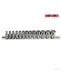 ВЛОЖКИ ДВАНАДЕСЕТОСТЕННИ 1/4'' (4-14 MM)  13 БР. К-Т - FORCE