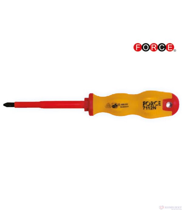 ОТВЕРТКА ИЗОЛИРАНА КРЪСТАТА PH2X100 - FORCE