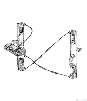 МЕХАНИЗЪМ СТЪКЛО ПРЕДЕН ДЕСЕН МЕХАНИЧЕН OPEL CORSA D 3 ВРАТИ (2006-)