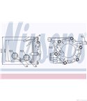 РАДИАТОР МАСЛЕН MERCEDES C CLASS COMBI S202 (1996-) C 230 T Kompressor - NISSENS