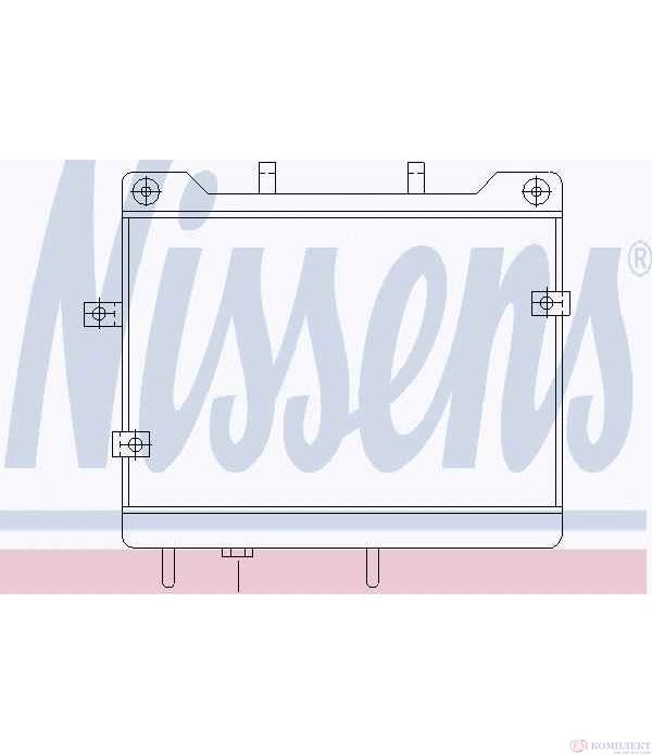РАДИАТОР МАСЛЕН MERCEDES S CLASS W140 (1991-) 500 SE,SEL - NISSENS