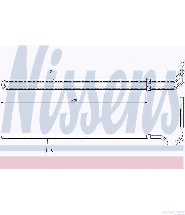 РАДИАТОР МАСЛЕН BMW 5 SERIES E61 TOURING (2004-) 520d - NISSENS