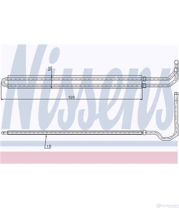 РАДИАТОР МАСЛЕН BMW 5 SERIES E60 (2003-) 530d - NISSENS
