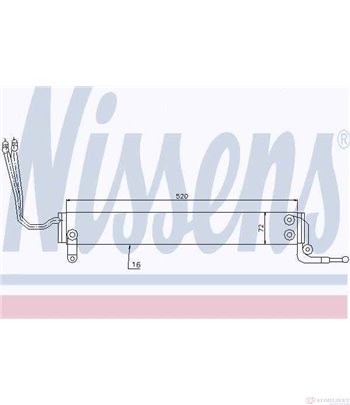 РАДИАТОР МАСЛЕН BMW 5 SERIES E61 TOURING (2004-) 525xi - NISSENS