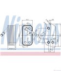 РАДИАТОР МАСЛЕН BMW 6 SERIES E63 (2004-) 630i - NISSENS