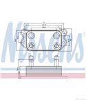 РАДИАТОР МАСЛЕН VOLVO C70 II CABRIOLET (2006-) T5 - NISSENS