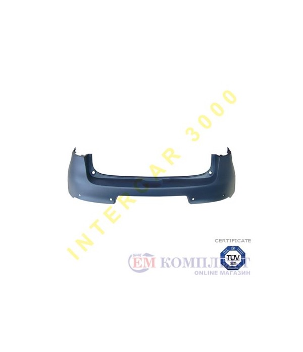 БРОНЯ ЗАДНА ГРУНД ГОРНА ЧАСТ С ДУПКИ И ОСНОВИ ЗА ПАРКТРОНИК RENAULT MEGANE (2008-)