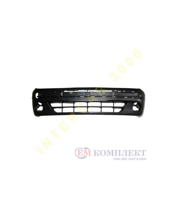 БРОНЯ ПРЕДНА ЧЕРНА С ДУПКИ ЗА ХАЛОГЕНИ БЕЗ ЛАЙСНИ RENAULT SCENIC (1996-)