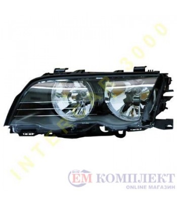 ФАР ЛЯВ ЧЕРЕН MAGNETI MARELLI BMW 3 SERIES E46 4/5 ВРАТИ (1998-)