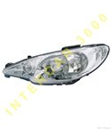 ФАР ЛЯВ ЕЛЕКТРИЧЕСКИ 2 СЕКЦИИ PEUGEOT 206 (1998-)