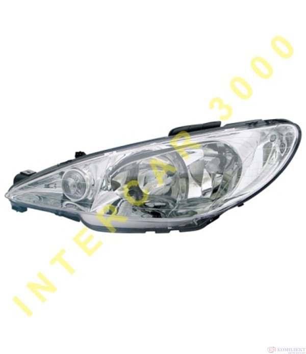 ФАР ЛЯВ ЕЛЕКТРИЧЕСКИ 2 СЕКЦИИ PEUGEOT 206 (1998-)