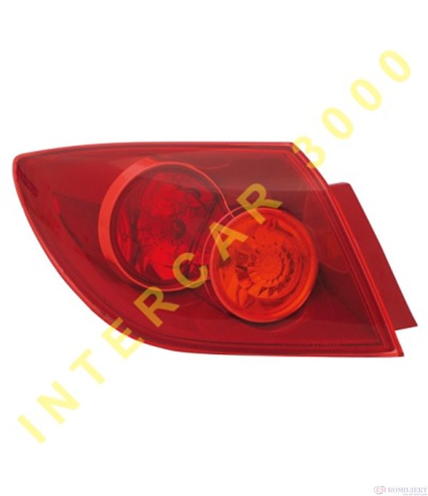 СТОП ЛЯВ ВЪНШЕН ЧЕРВЕН MAZDA 3 ХЕЧБЕК (2003-)