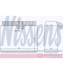 ИЗПАРИТЕЛ КЛИМАТИК FIAT COUPE (1993-) 2.0 20V Turbo - NISSENS