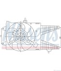 ПЕРКА ВЕНТИЛАТОРНА FIAT PUNTO VAN (2000-) 1.9 D 60 - NISSENS