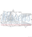 ПЕРКА ВЕНТИЛАТОРНА FIAT PUNTO (1999-) 1.9 JTD - NISSENS