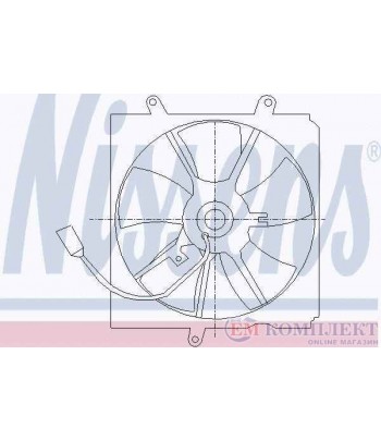 ПЕРКА ВЕНТИЛАТОРНА TOYOTA AVENSIS (1997-) 1.6 VVT-i - NISSENS