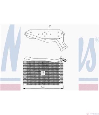 ИЗПАРИТЕЛ КЛИМАТИК VOLKSWAGEN PASSAT VARIANT (1997-) 2.8 V6 - NISSENS