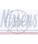 ПЕРКА ВЕНТИЛАТОРНА VOLKSWAGEN GOLF III (1991-) 2.0 Syncro - NISSENS