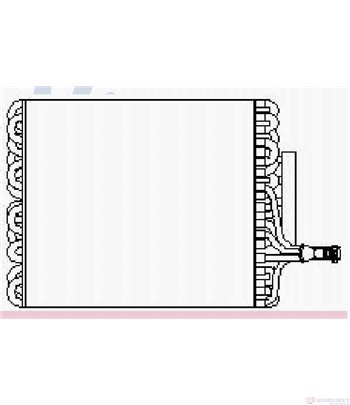 ИЗПАРИТЕЛ КЛИМАТИК SEAT INCA (1995-) 1.7 D - NISSENS