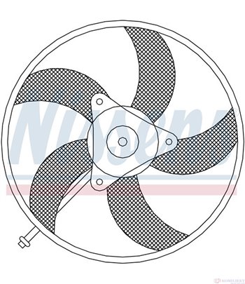 ПЕРКА ВЕНТИЛАТОРНА VOLKSWAGEN LUPO (1998-) 1.4 16V - NISSENS