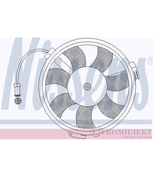 ПЕРКА ВЕНТИЛАТОРНА VOLKSWAGEN PASSAT (2000-) 2.3 V5 4motion - NISSENS