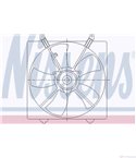 ПЕРКА ВЕНТИЛАТОРНА MAZDA MX 5 II (1998-) 1.6 16V - NISSENS