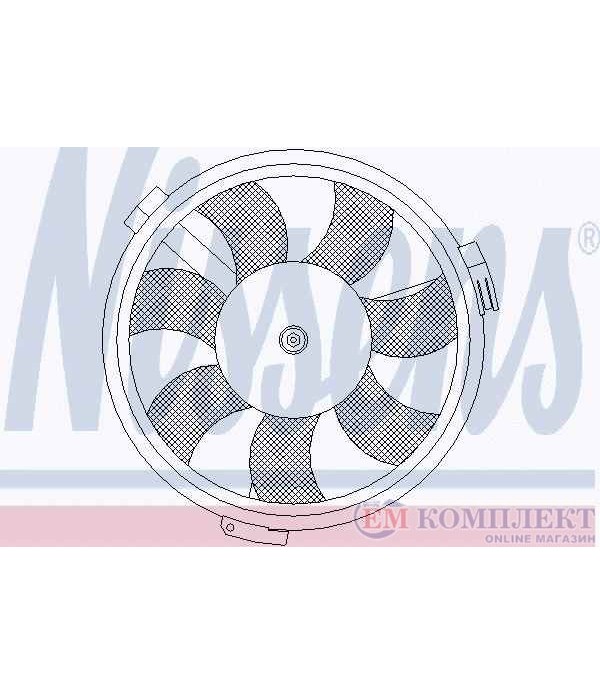 ПЕРКА ВЕНТИЛАТОРНА VOLKSWAGEN PASSAT (2000-) 2.5 TDI 4motion - NISSENS