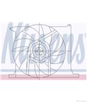 ПЕРКА ВЕНТИЛАТОРНА OPEL ASTRA F COMBI (1991-) 2.0 i 16V - NISSENS