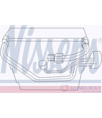 ИЗПАРИТЕЛ КЛИМАТИК VOLVO V40 COMBI (1995-) 1.9 TD - NISSENS