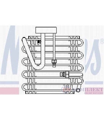 ИЗПАРИТЕЛ КЛИМАТИК HONDA CIVIC IV HATCHBACK (1991-) 1.3 16V - NISSENS