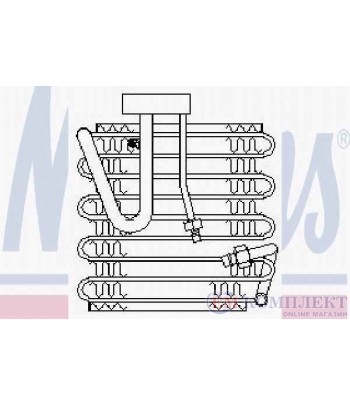 ИЗПАРИТЕЛ КЛИМАТИК HONDA CIVIC V SEDAN (1991-) 1.6 16V VTEC - NISSENS