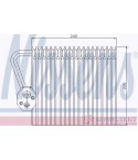 ИЗПАРИТЕЛ КЛИМАТИК RENAULT SCENIC I (1999-) 2.0 16V - NISSENS