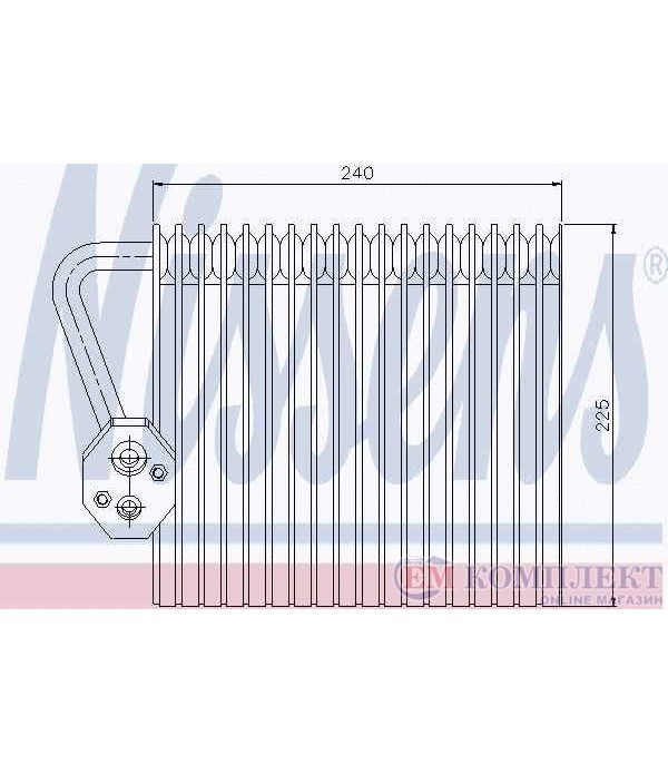 ИЗПАРИТЕЛ КЛИМАТИК RENAULT SCENIC I (1999-) 2.0 16V - NISSENS