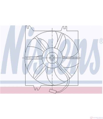 ПЕРКА ВЕНТИЛАТОРНА HYUNDAI ACCENT II (2000-) 1.5 - NISSENS