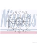 ПЕРКА ВЕНТИЛАТОРНА BMW X3 E83 (2004-) 2.5 i - NISSENS