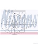 ПЕРКА ВЕНТИЛАТОРНА PEUGEOT EXPERT (1995-) 2.0 - NISSENS