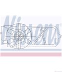 ПЕРКА ВЕНТИЛАТОРНА OPEL CORSA B (1993-) 1.2 i 16V - NISSENS