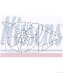 ПЕРКА ВЕНТИЛАТОРНА VAUXHALL CORSA MK II (1993-) 1.6 i 16V - NISSENS