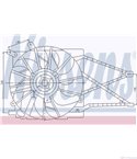 ПЕРКА ВЕНТИЛАТОРНА OPEL ASTRA G COMBI (1998-) 2.0 16V - NISSENS